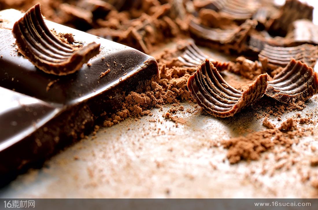  高清图片 食品果蔬图片 关键词:美味的巧克力可可脂美味的甜点